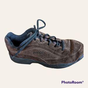Ryka Catalyst brown suede sneakers Size 7.5M Comfort